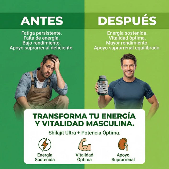 Shilajit Ultra – Potencia de Alta Purezaa 💊