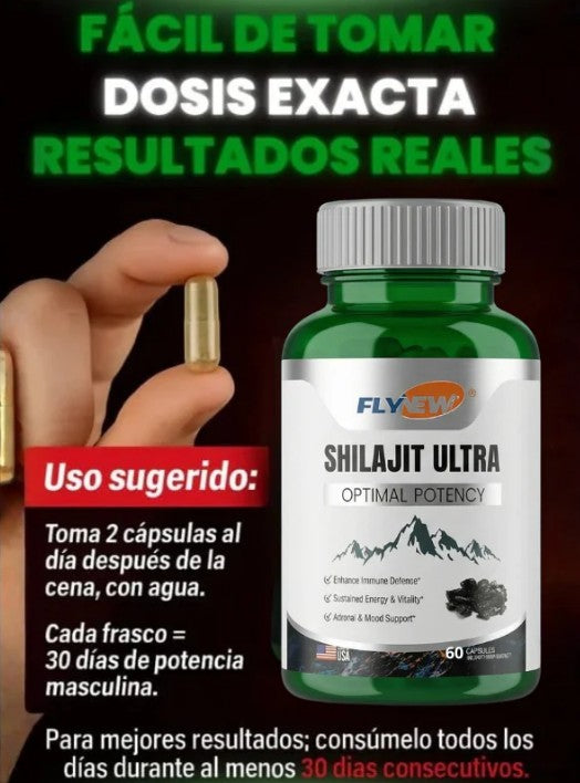 Shilajit Ultra – Potencia de Alta Purezaa 💊