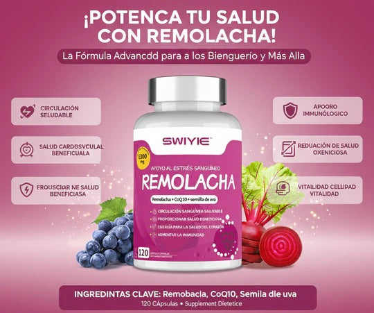 REMOLACHA 1200mg: El Impulso de Óxido Nítrico para la Máxima Dureza y el Rendimiento 🔥